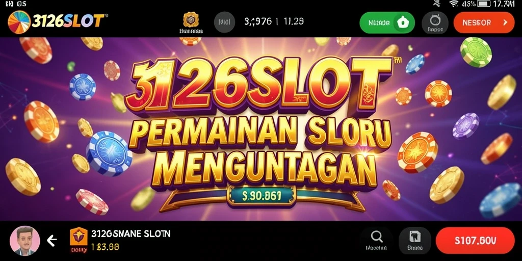 Screenshot gameplay 3126SLOT dengan tampilan gulungan yang menarik.