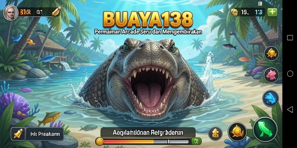 Tampilan gameplay seru dan penuh tantangan di BUAYA138.