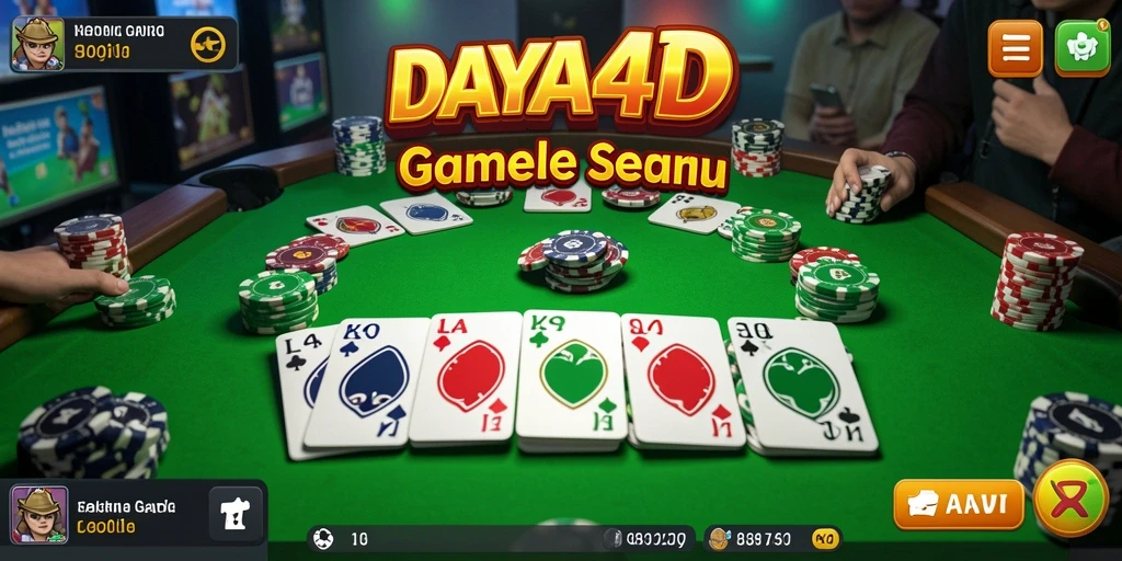 Tampilan gameplay DAYA4D yang menarik dalam permainan Gaple.