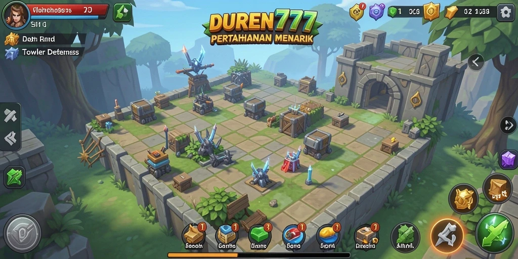 Tampilan gameplay DUREN777 yang seru dan menantang.
