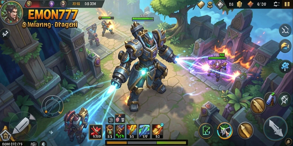 Tampilan gameplay menarik dari EMON777 yang menampilkan strategi mendalam.