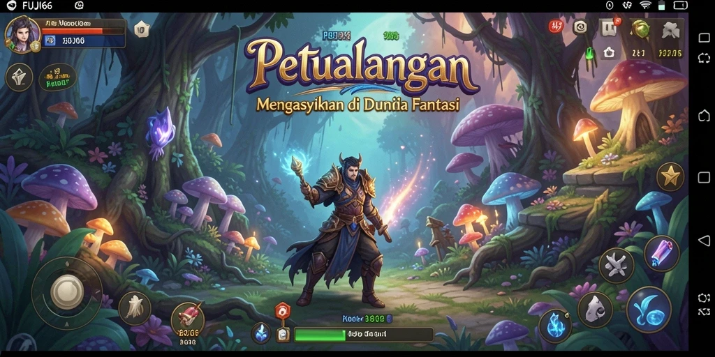 Screenshot dari gameplay FUJI66 yang menampilkan aksi petualangan yang seru.