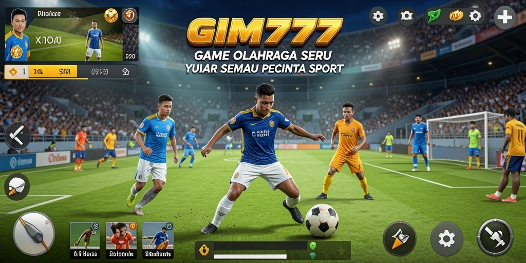 Tampilan gameplay seru dan penuh aksi dari GIM777.