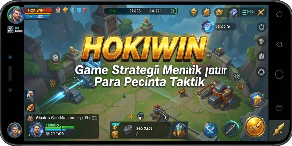 Screenshot utama HOKIWIN menampilkan gameplay strategi yang menantang.