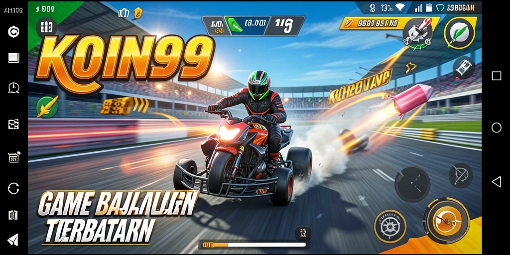 Tampilan gameplay menegangkan dan seru dari KOIN99.