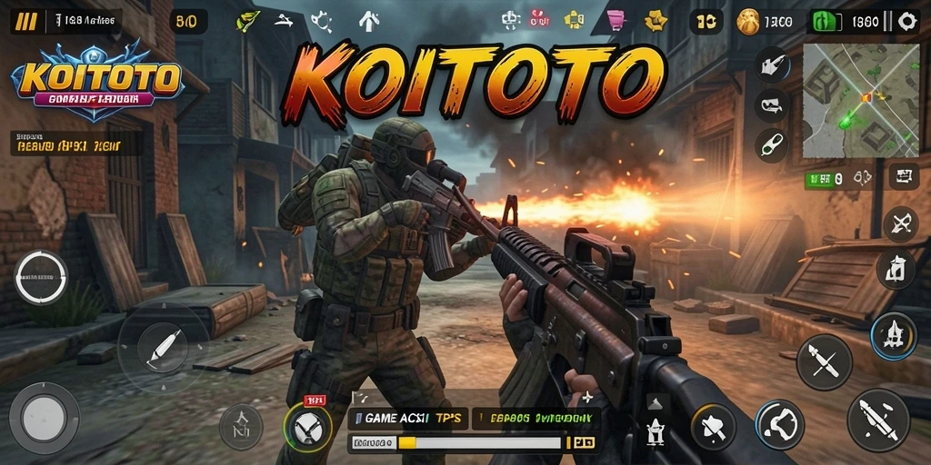 Tampilan menarik dari gameplay KOITOTO dengan adegan aksi seru.