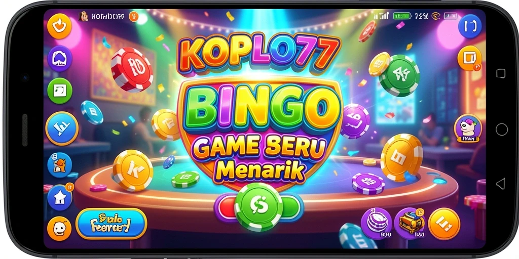 Screenshot KOPLO77 menampilkan antarmuka permainan Bingo yang menarik.