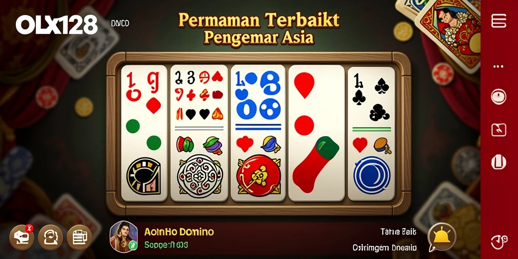 Screenshot menunjukkan gameplay seru dari OLX128.