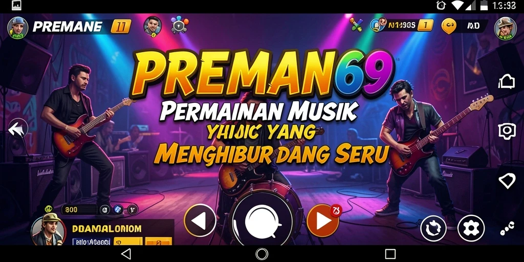 Screenshot utama PREMAN69 menunjukkan gameplay yang seru dan interaktif.